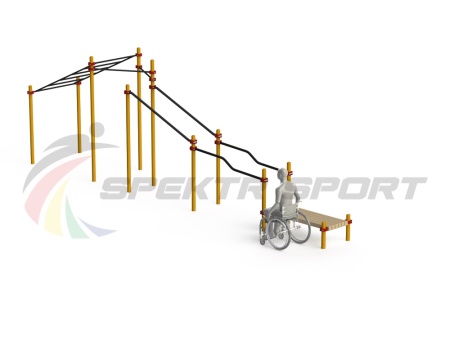 Купить Спортивный комплекс для инвалидов-колясочников WRK-D22_76mm в Благовещенске 