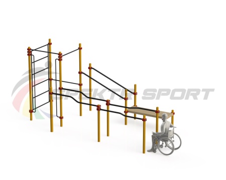 Купить Спортивный комплекс для инвалидов-колясочников WRK-D16_76mm в Благовещенске 